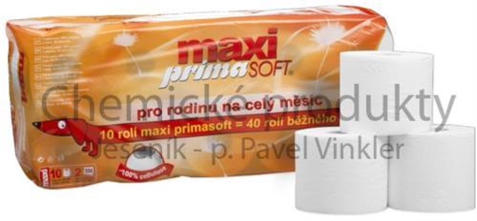 Toaletní papír PrimaSoft MAXI