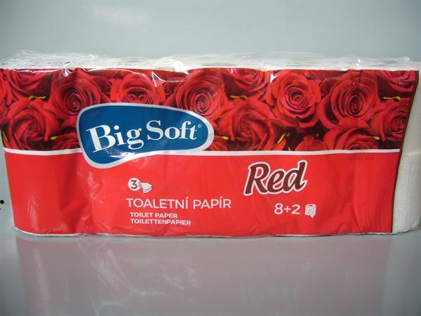 Toaletní papír Big Soft Red 3-vrstvý