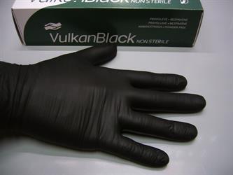 Vyšetřovací jednorázové rukavice Nitrilové černé
