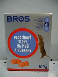 BROS Parafínové bloky na myši a potkany